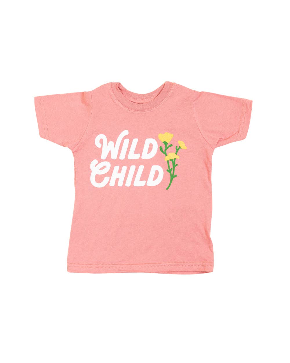 Wild Child Toddler Tee | Dusty Rose: 3T