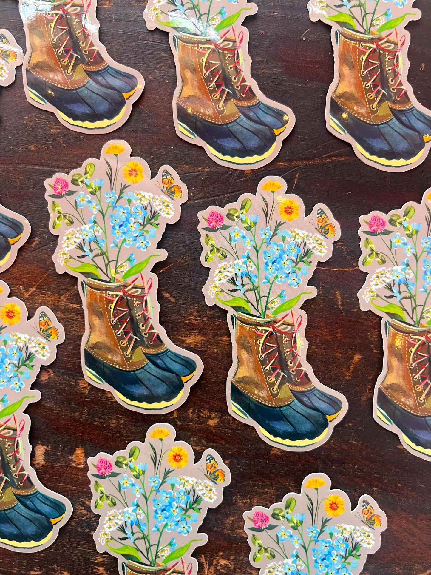Wandering Boots Sticker