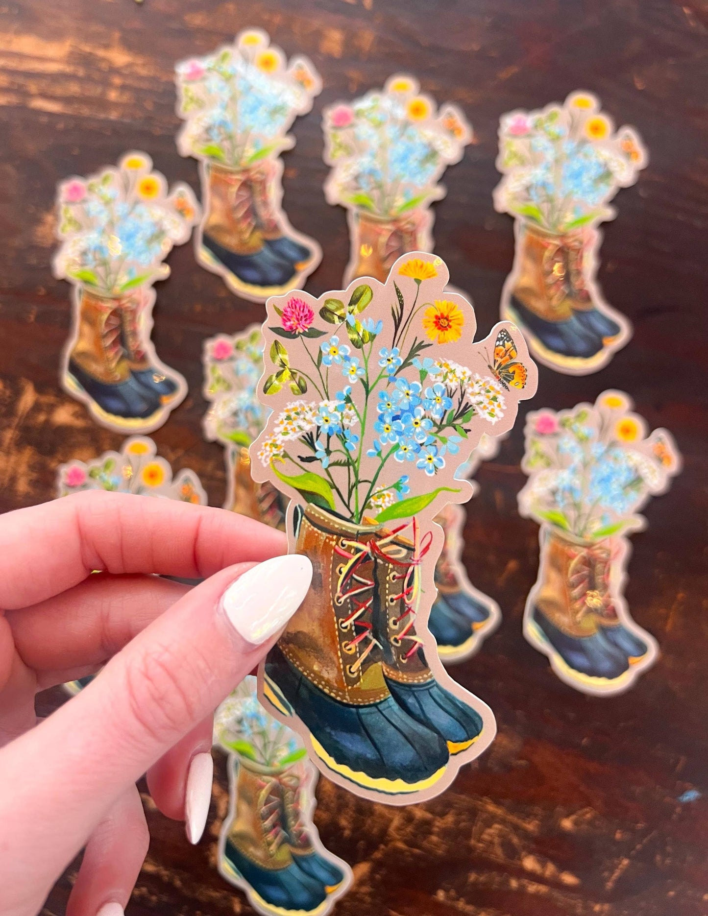 Wandering Boots Sticker