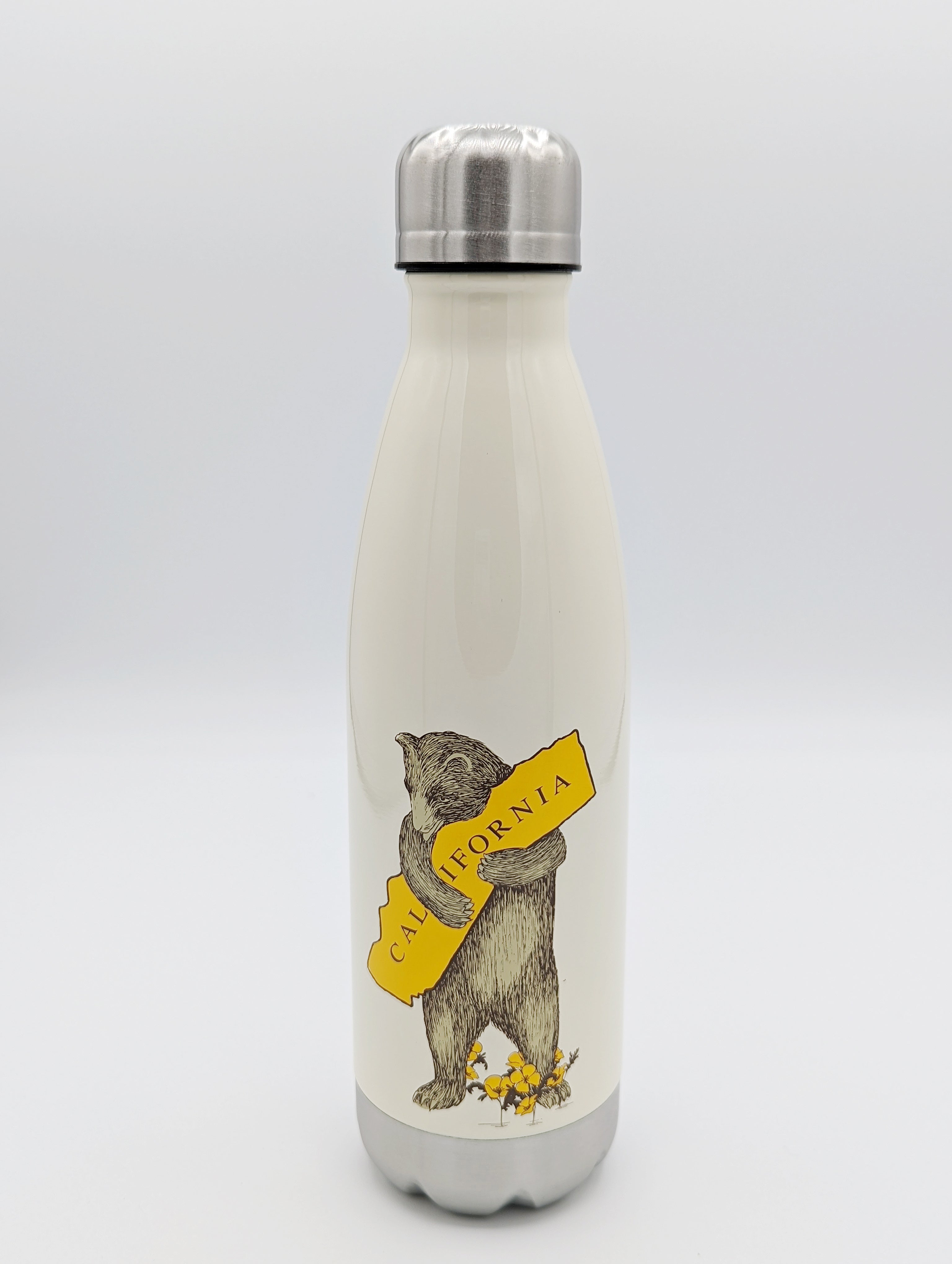CA Bear Hug Stainless Steel Water Bottle, Antique White — San Francisco  Mercantile