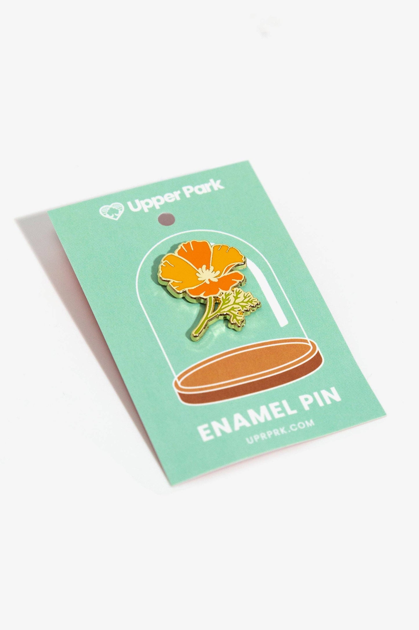 California Poppy Enamel Pin