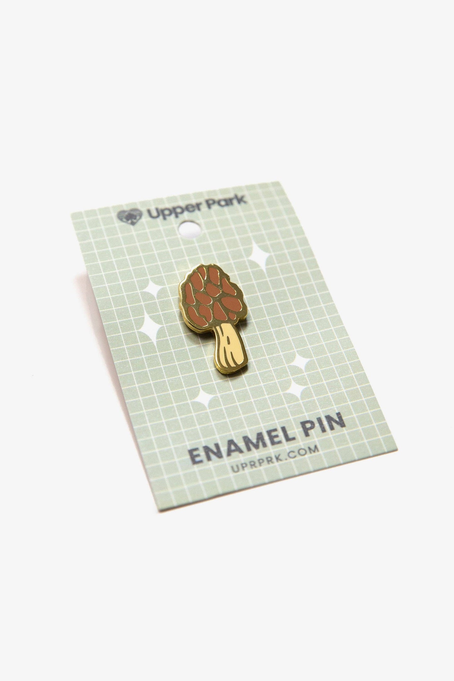 Morel Mushroom Enamel Pin