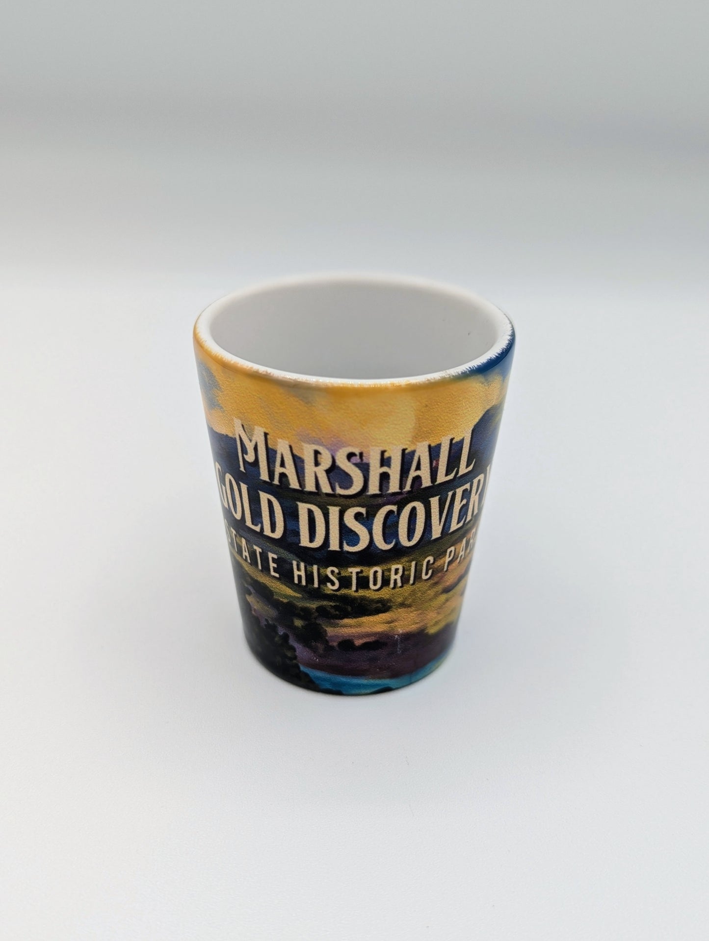 Marshall Gold Discovery Monument Shot Glass