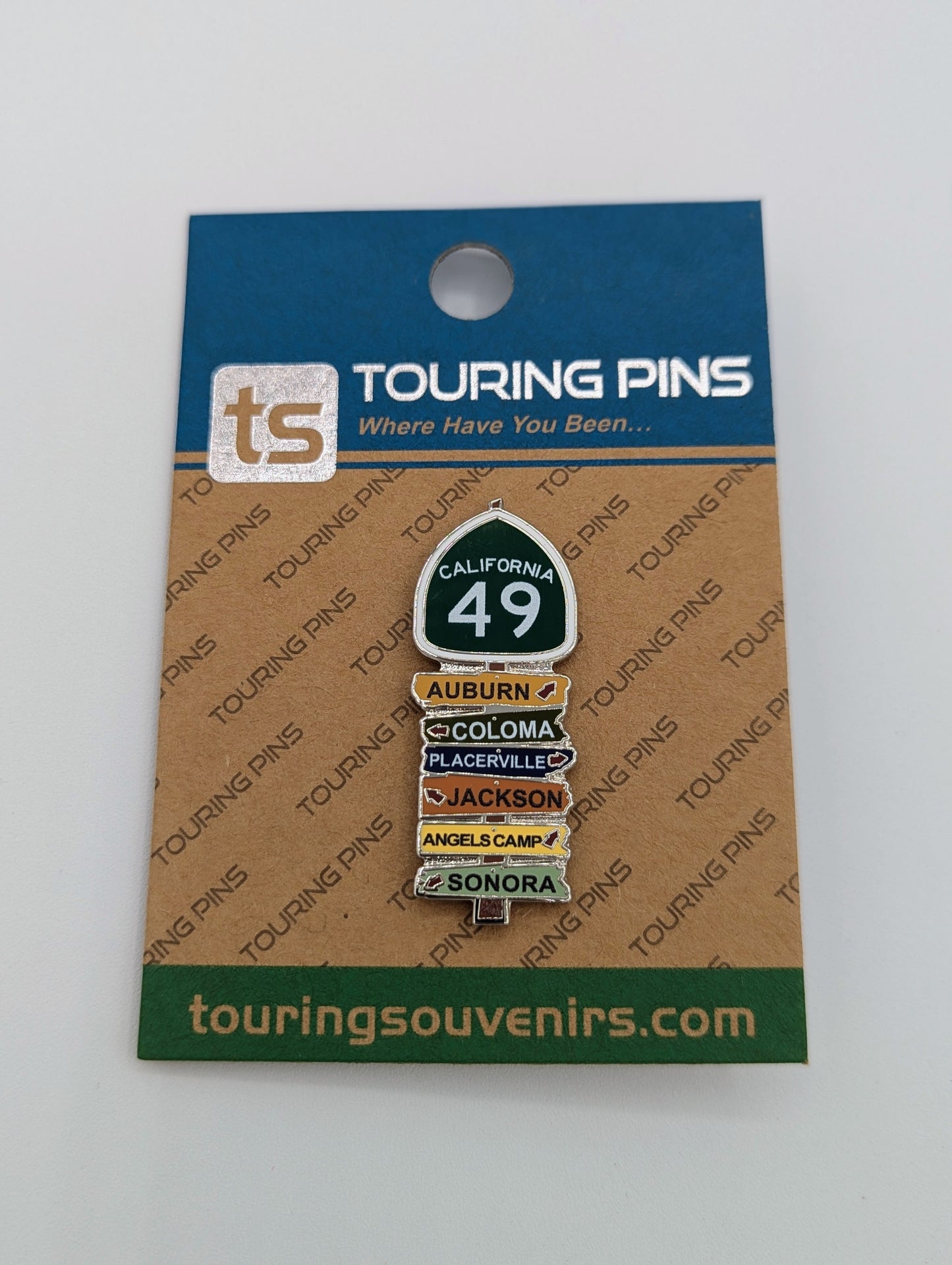 California Highway 49 Destination Pin