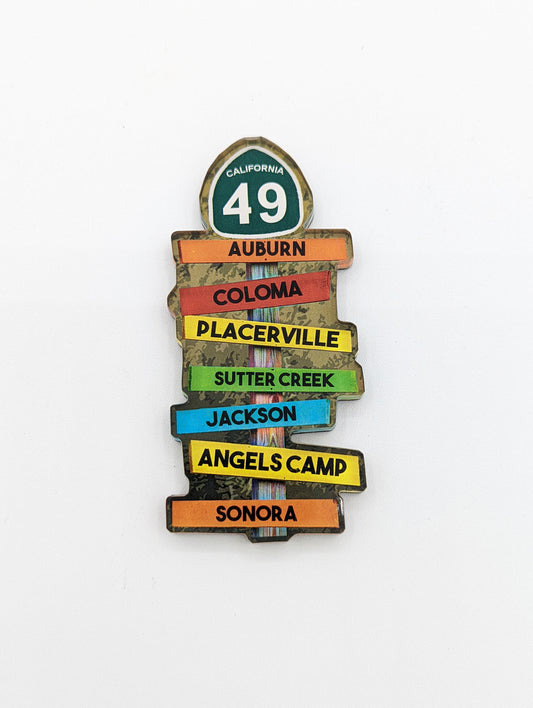 Highway 49 Road Signs Magnet