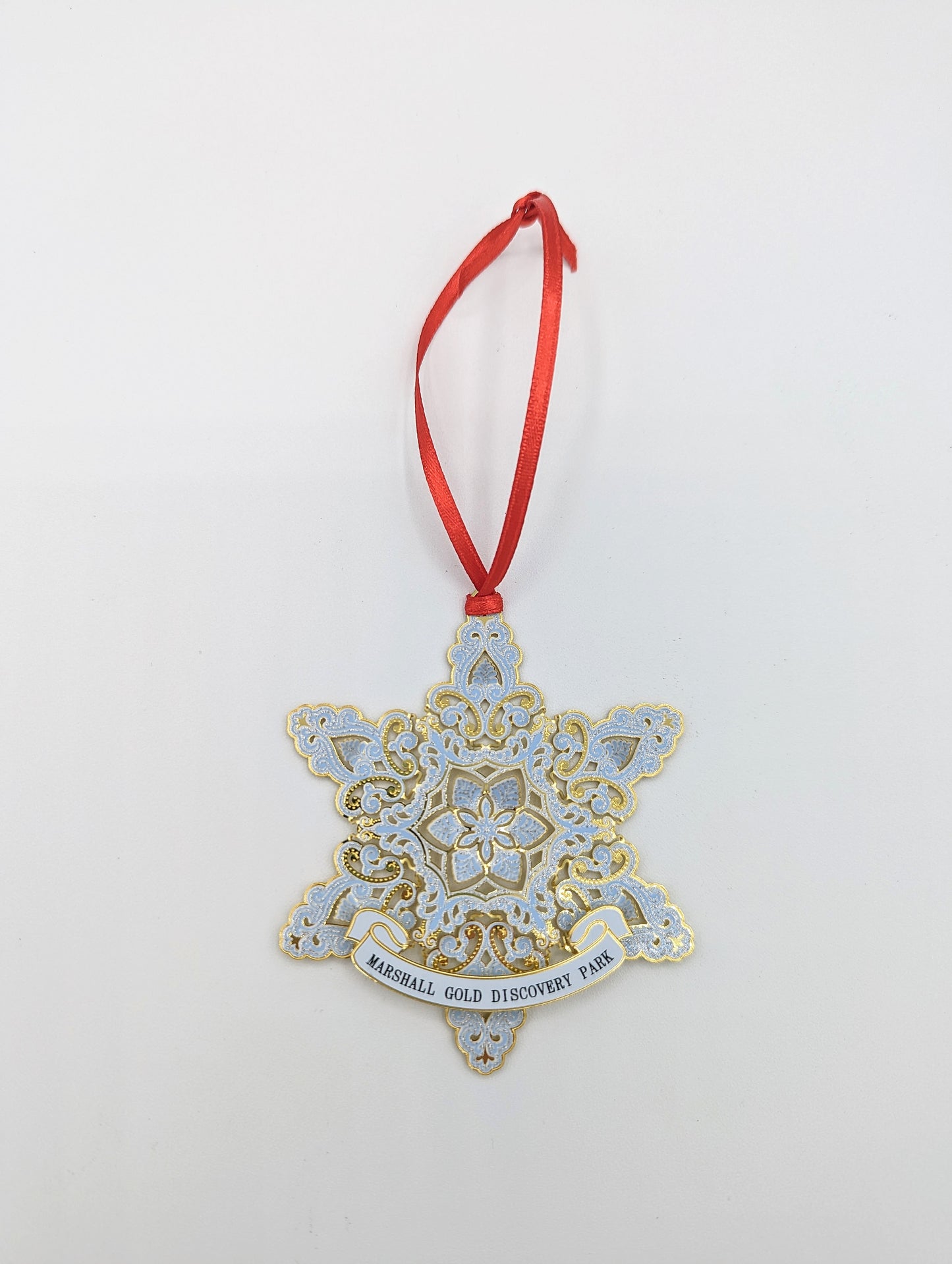 3D Collectible Brass Ornament - Snowflake