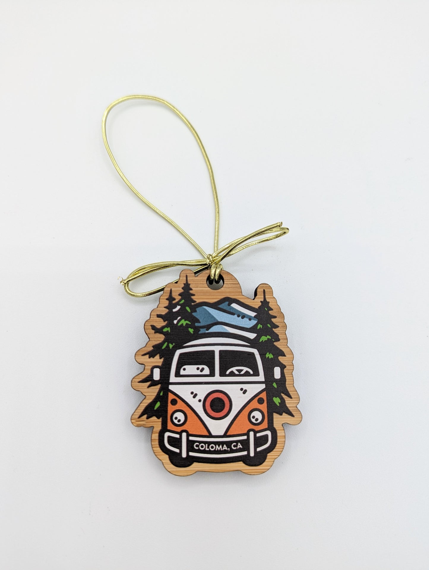 Sustainably Sourced Wood Ornament - Coloma Van Life