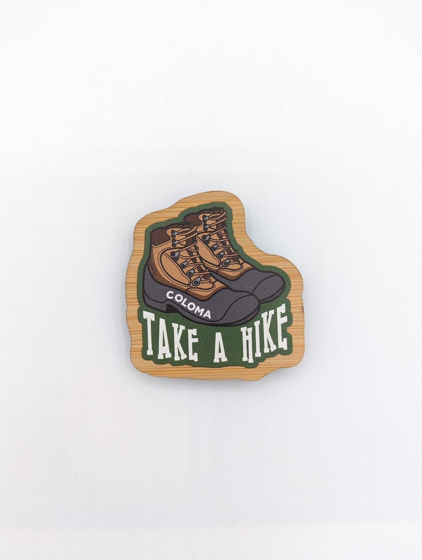 Sustainably Sourced Wood Magnets - Take A Hike